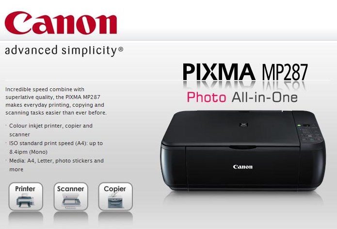 Download Driver Canon Pixma Mp287 For Mac